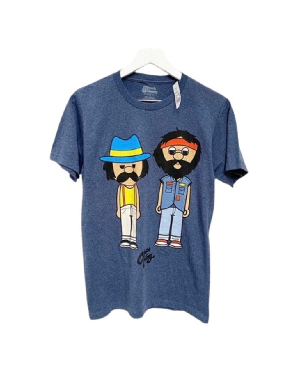 CHEECH & CHONG Cheech And Chong Graphic T-Shirt Blue Heather Size S